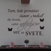 Tam, kde prinášaš úsmev - nálepka na stenu - Image 4