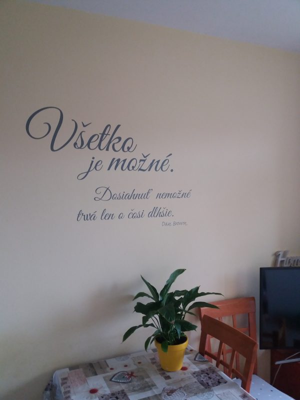 Všetko je možné - nálepka na stenu - Image 4