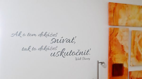 Ak o tom dokážeš snívať - nálepka na stenu - Image 4