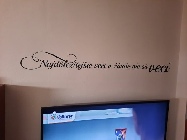 Najdôležitejšie veci  - nálepka na stenu - Image 6