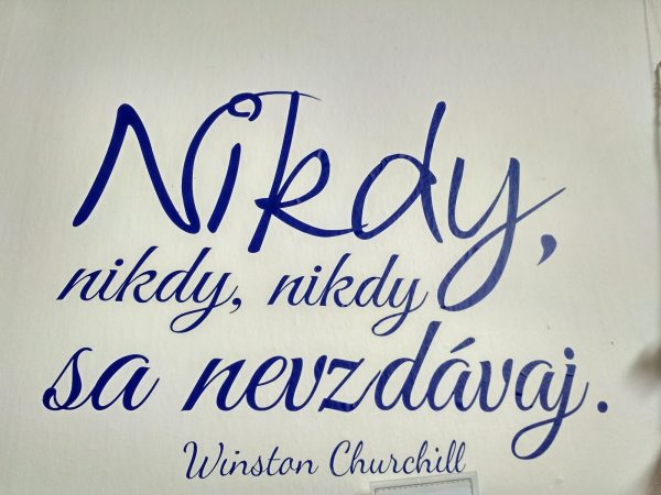 Nikdy sa nevzdávaj - nálepka na stenu - Image 6