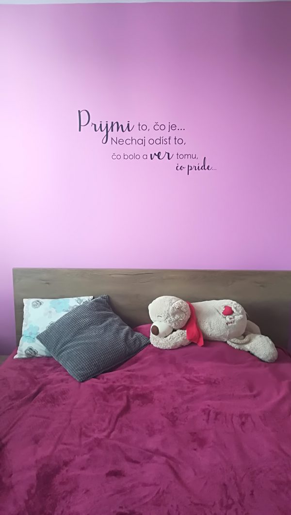 Prijmi to, čo je ... - nálepka na stenu - Image 3