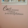 Čas strávený s rodinou je na nezaplatenie - nálepka na stenu - Image 6