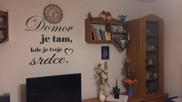 Domov je tam, kde je tvoje srdce  - nálepka na stenu - Image 4
