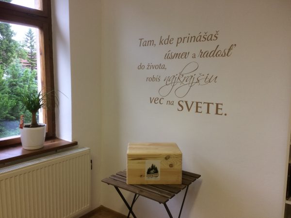 Tam, kde prinášaš úsmev - nálepka na stenu - Image 3