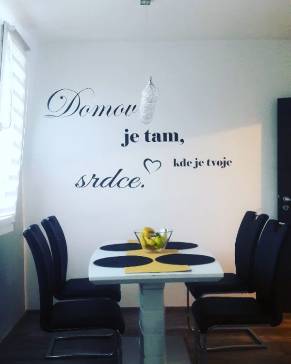 Domov je tam, kde je tvoje srdce  - nálepka na stenu - Image 7