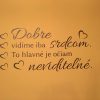 Dobre vidíme iba srdcom - nálepka na stenu - Image 7