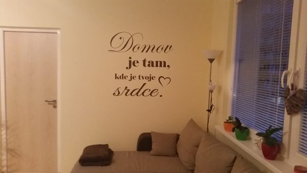 Domov je tam, kde je tvoje srdce  - nálepka na stenu - Image 8