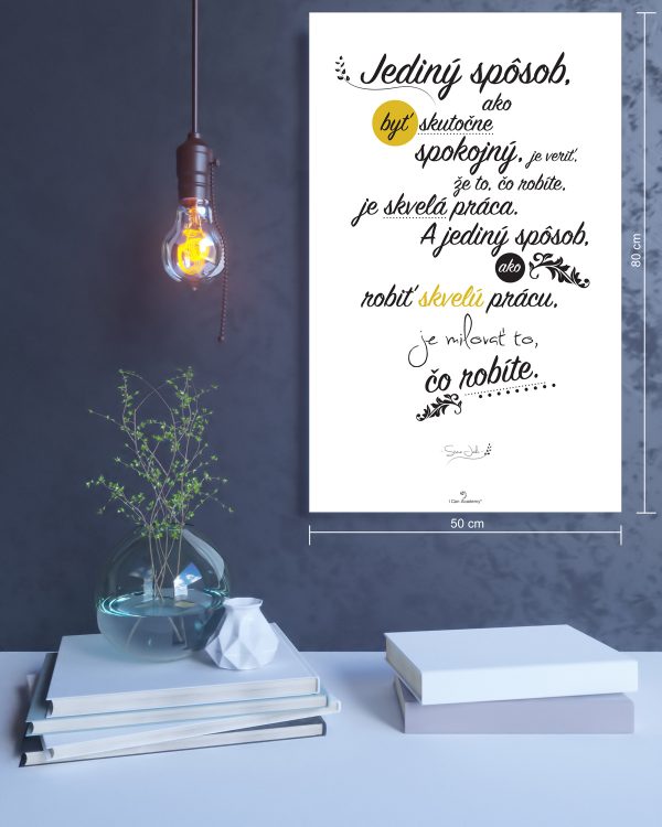 Jediný spôsob -  motivačný obraz - Image 2