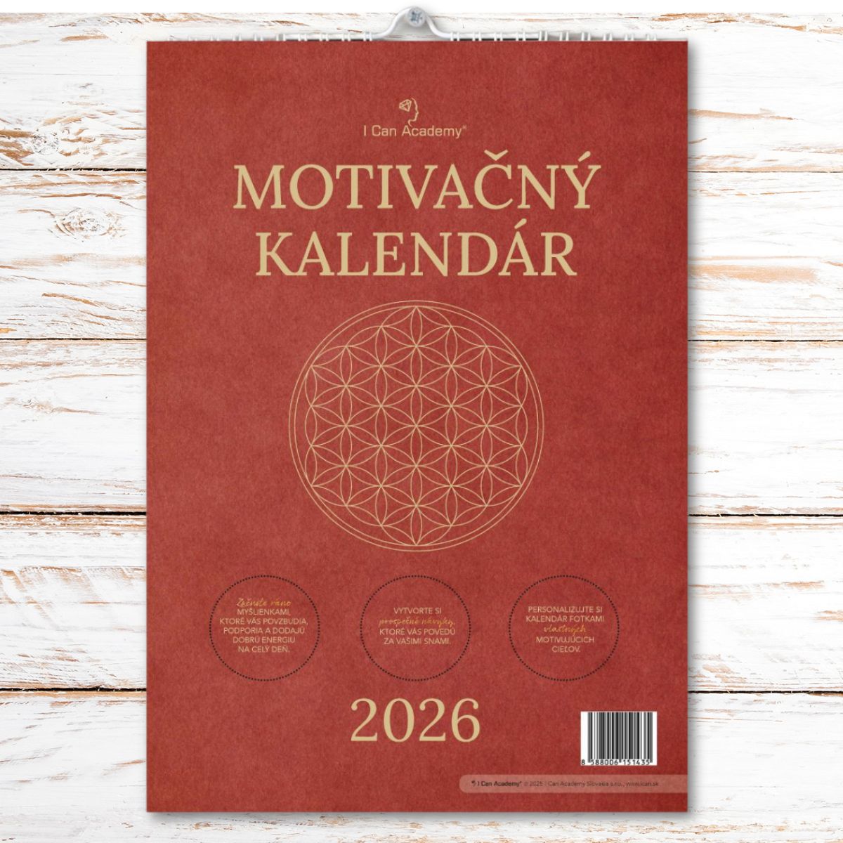 Motivačný kalendár 2026 od I Can Academy (predpredaj)