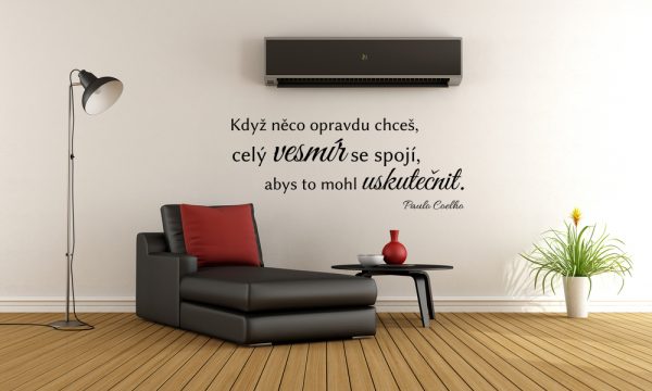 Když něco opravdu chceš (zlato-žltá 118  x 46 cm) - nálepka na zeď - Image 3