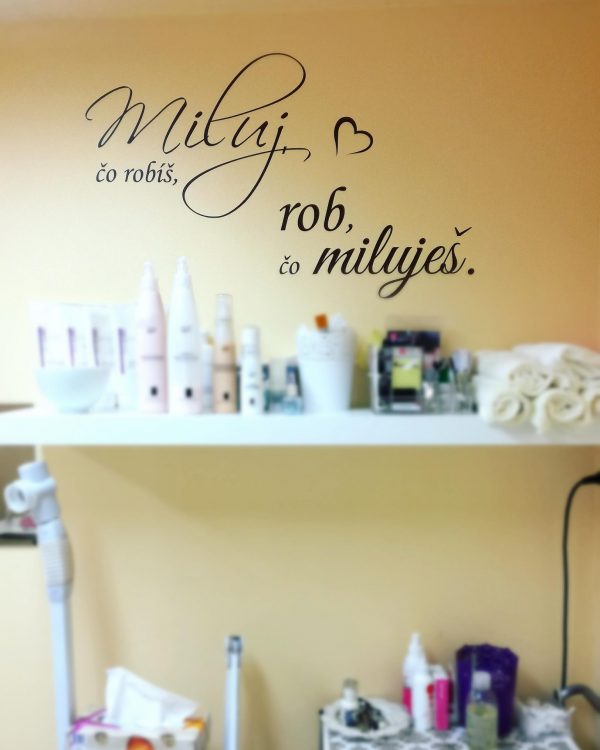 Miluj, čo robíš  - nálepka na stenu - Image 4
