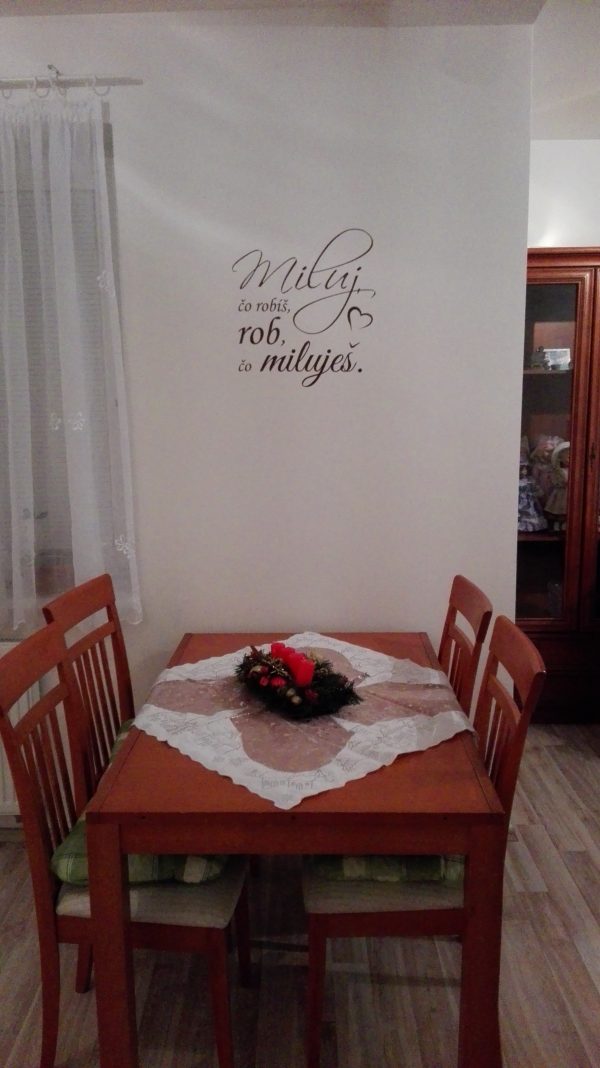 Miluj, čo robíš  - nálepka na stenu - Image 5