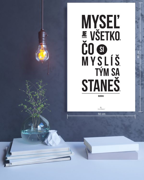 Myseľ je všetko -  motivačný obraz - Image 2