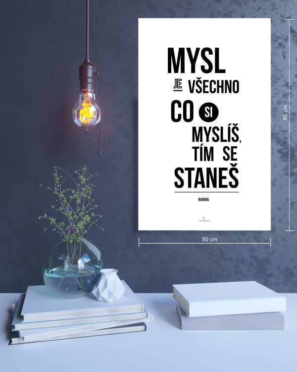 Mysl je CZ - motivační obraz - Image 2