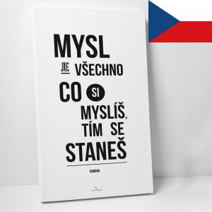 Mysl je CZ - motivační obraz