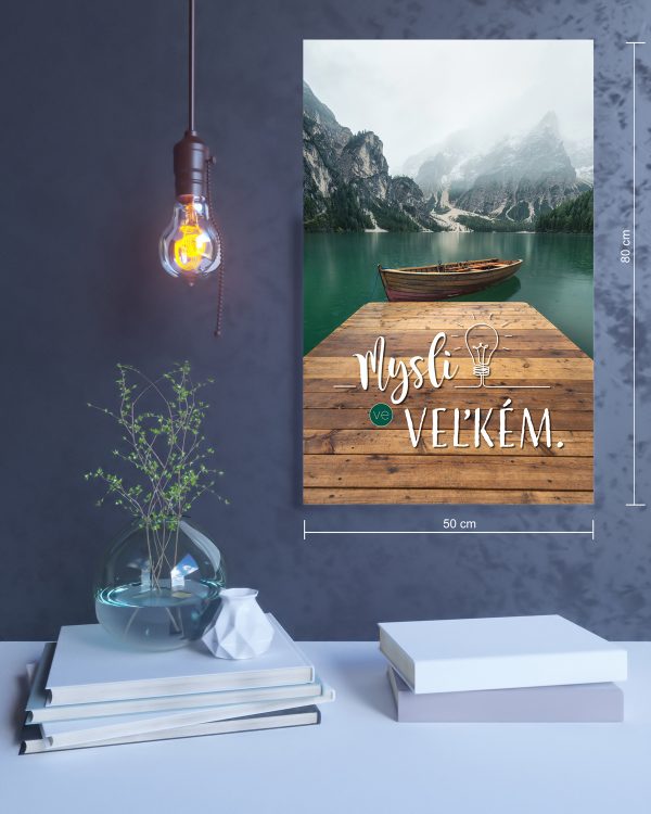 Mysli ve veľkém CZ - motivační obraz - Image 2