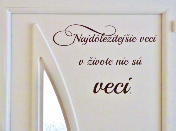 Najdôležitejšie veci  - nálepka na stenu - Image 3