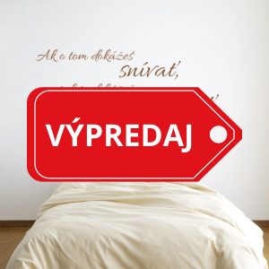 Výpredaj nálepiek