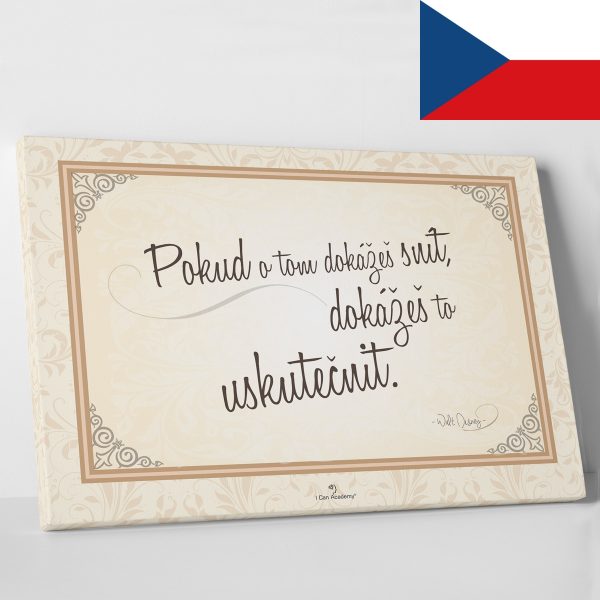 Pokud o tom dokážeš snít CZ - motivační obraz
