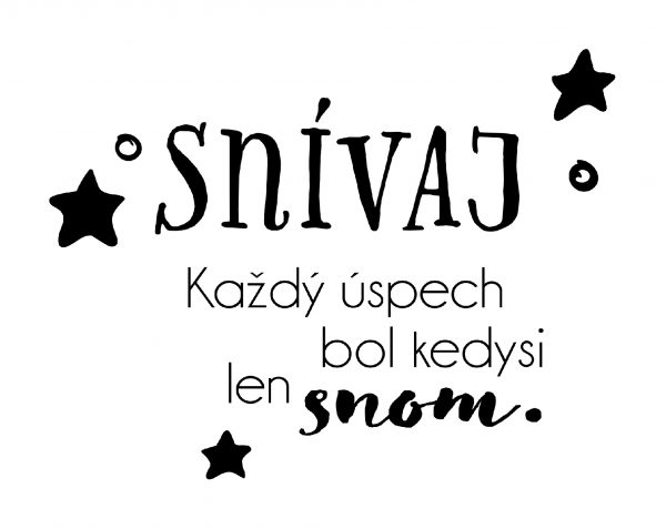 Snívaj - nálepka na stenu - Image 3
