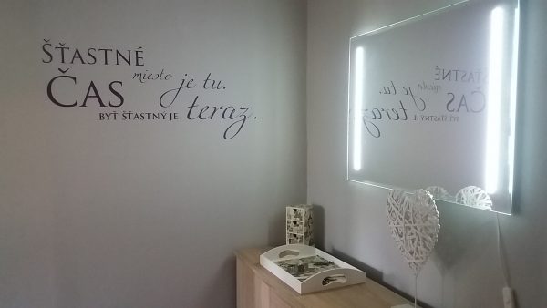 Šťastné miesto je tu - nálepka na stenu - Image 5