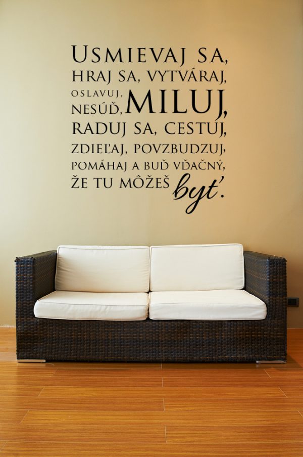 Usmievaj sa, hraj sa 2 - nálepka na stenu - Image 2