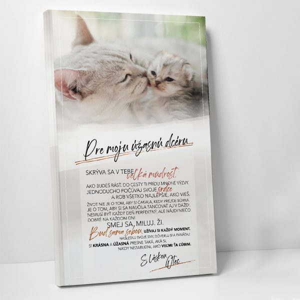 Pre úžasnú dcéru - motivačný obraz - Image 4