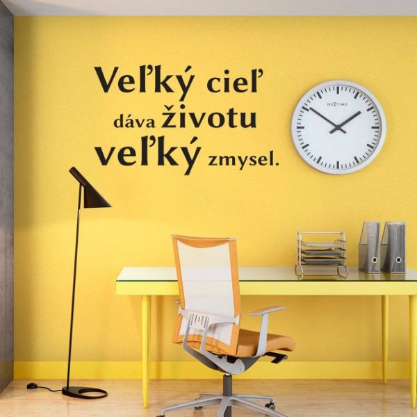 Veľký cieľ - nálepka na stenu