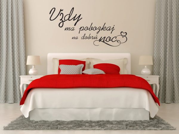 Vždy ma pobozkaj - nálepka na stenu - Image 2