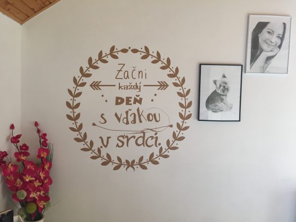 Začni každý deň - nálepka na stenu - Image 3